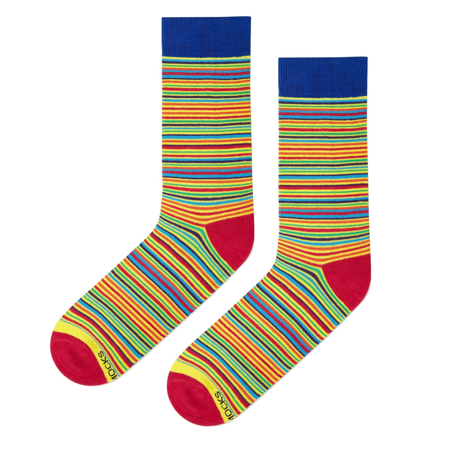 Dynamocks Stripes 10.0 Crew Length Socks for Men and Women.