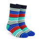 Dynamocks Stripes 12.0 Crew Length Socks for Men and Women.