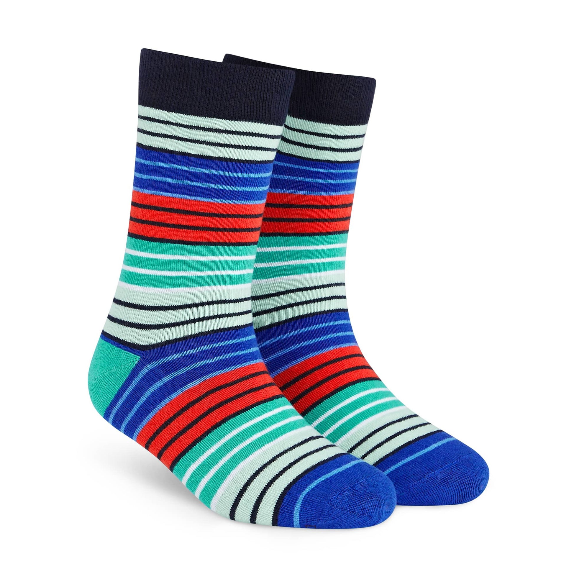 Dynamocks Stripes 12.0 Crew Length Socks for Men and Women.