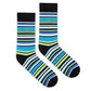 Dynamocks Stripes 13.0 Crew Length Socks for Men and Women.