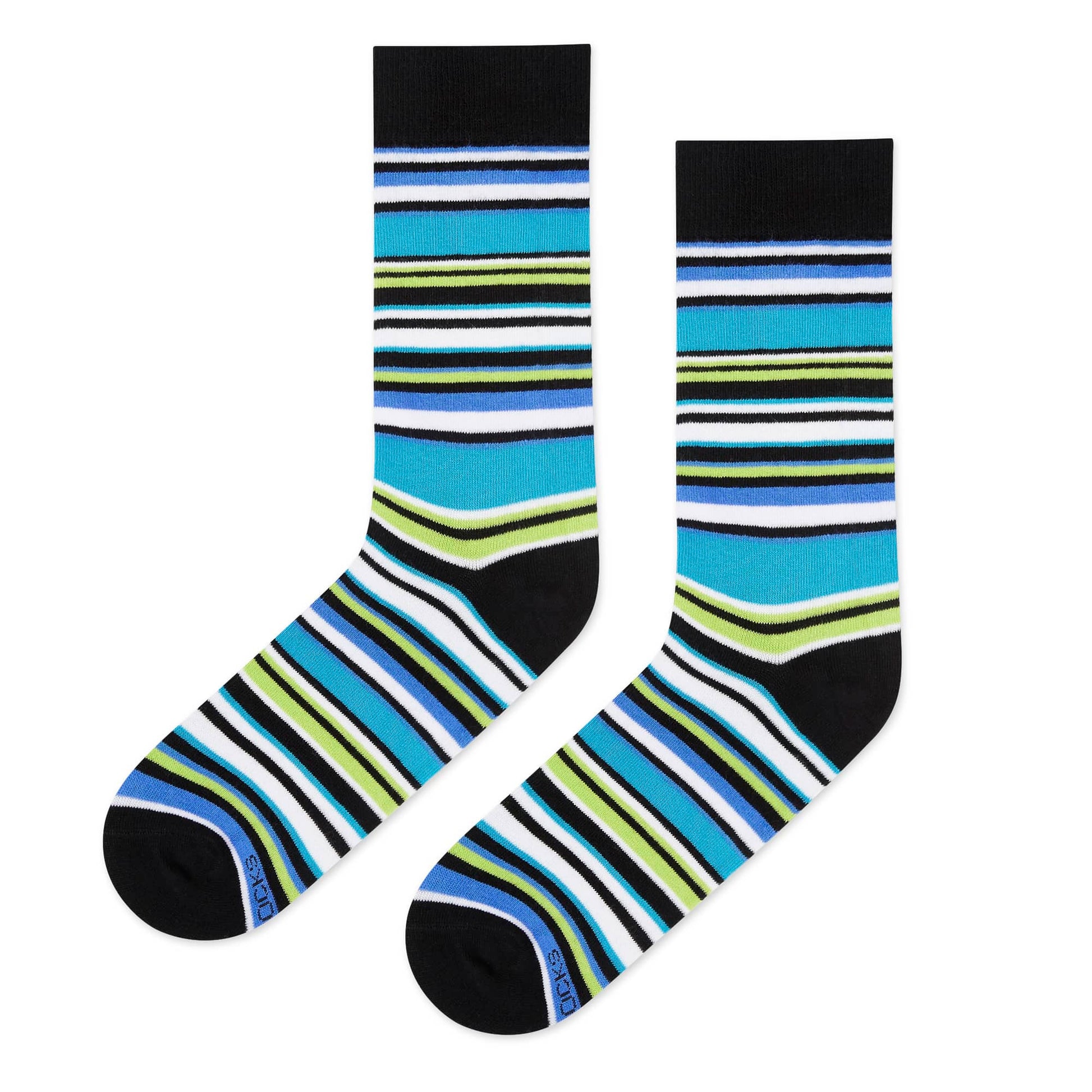 Dynamocks Stripes 13.0 Crew Length Socks for Men and Women.