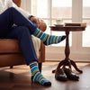 Dynamocks Stripes 13.0 Crew Length Socks for Men and Women.