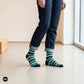 Dynamocks Stripes 15.0 Crew Length Socks for Men and Women.