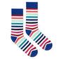 Dynamocks Stripes 16.0 Crew Length Socks for Men and Women.
