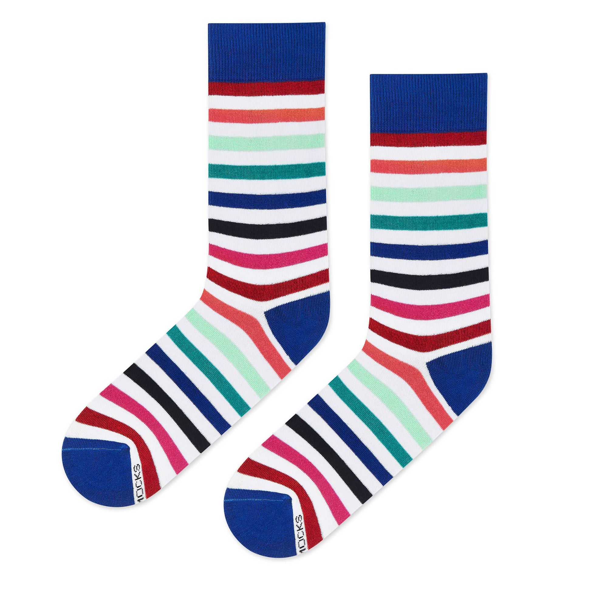 Dynamocks Stripes 16.0 Crew Length Socks for Men and Women.