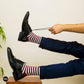 Dynamocks Stripes 3.0 Crew Length Socks for Men and Women.