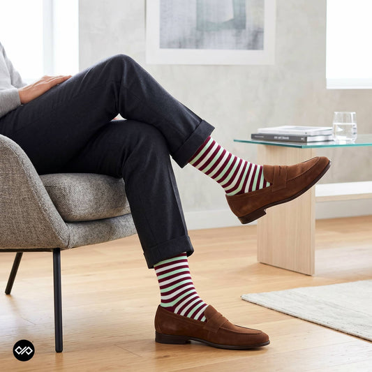 Dynamocks Stripes 3.0 Crew Length Socks for Men and Women.