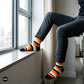 Dynamocks Stripes 4.0 Crew Length Socks for Men and Women.