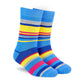 Dynamocks Stripes 6.0 Crew Length Socks for Men and Women.