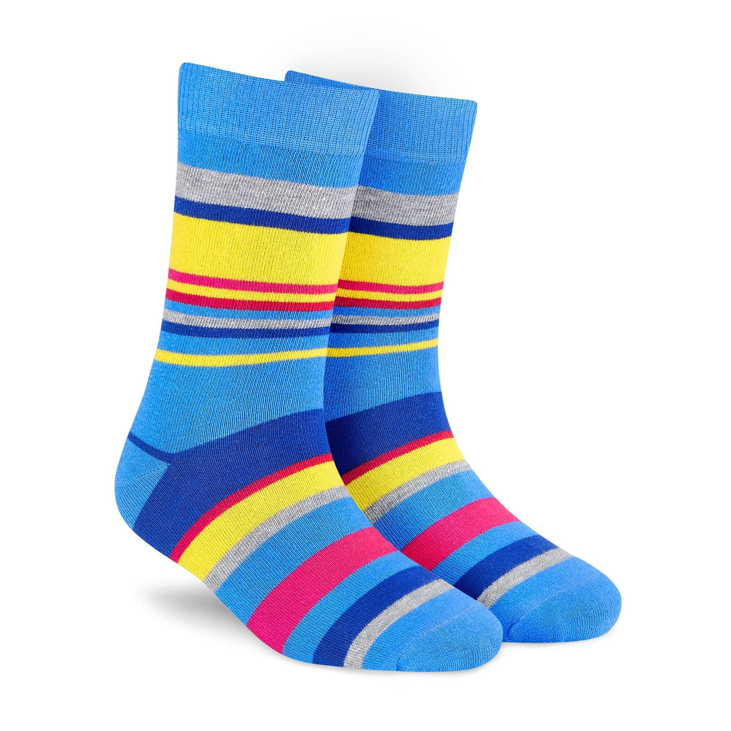 Dynamocks Stripes 6.0 Crew Length Socks for Men and Women.