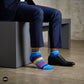 Dynamocks Stripes 6.0 Crew Length Socks for Men and Women.