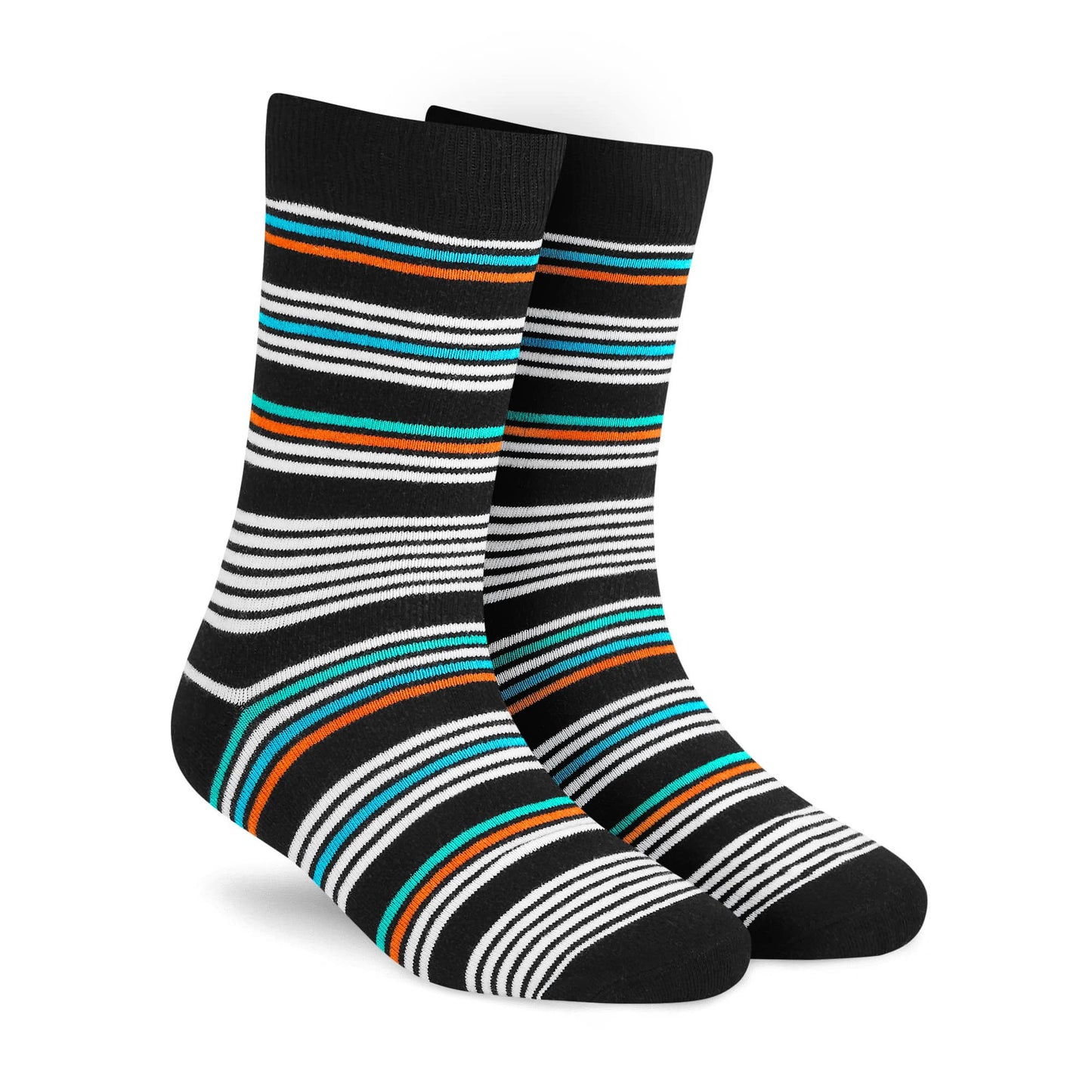 Dynamocks Stripes 6.0 Crew Length Socks for Men and Women.
