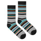 Dynamocks Stripes 6.0 Crew Length Socks for Men and Women.