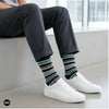 Dynamocks Stripes 6.0 Crew Length Socks for Men and Women.