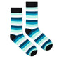 Dynamocks Stripes 3.0 Crew Length Socks for Men and Women.