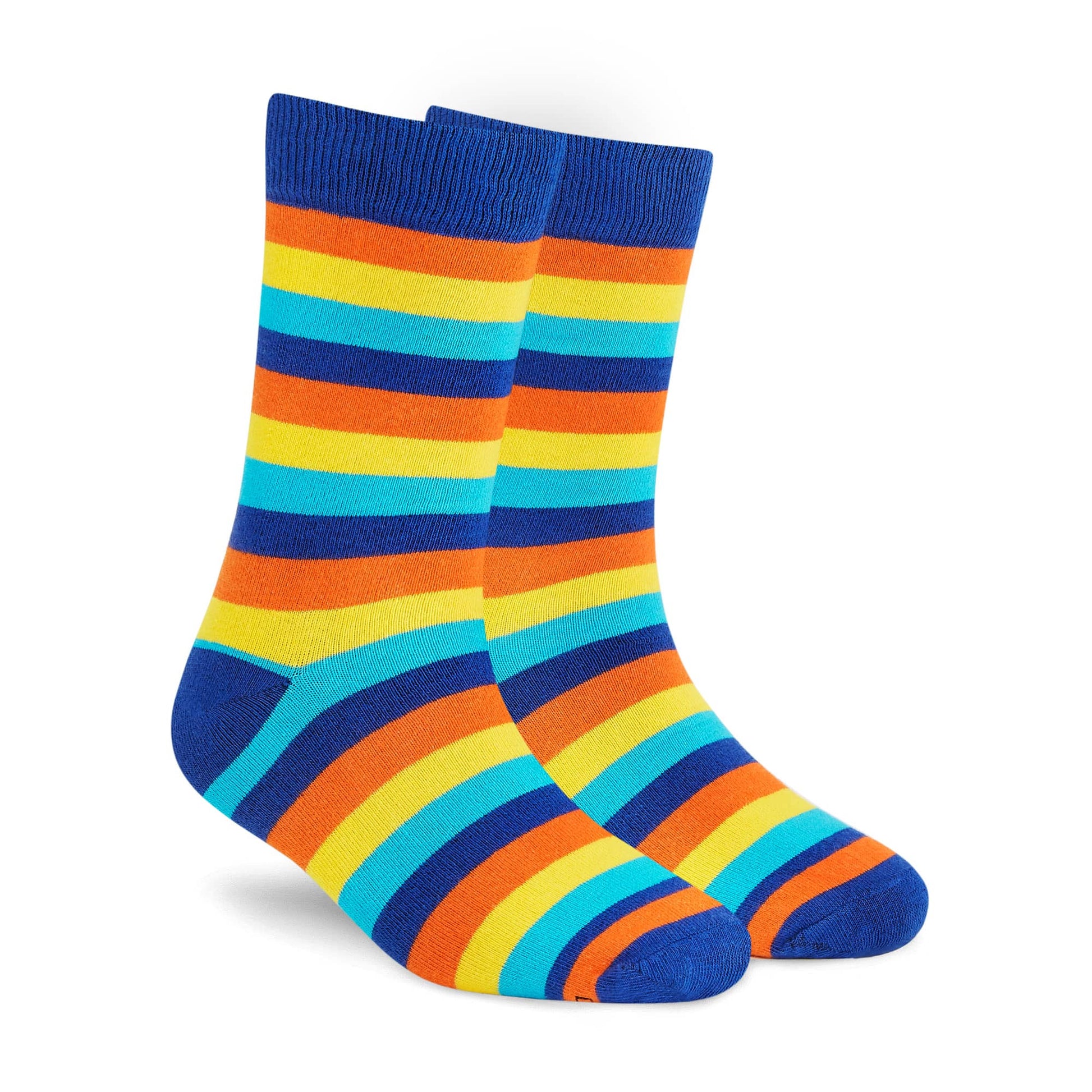 Dynamocks Stripes 8.0 Crew Length Socks for Men and Women.