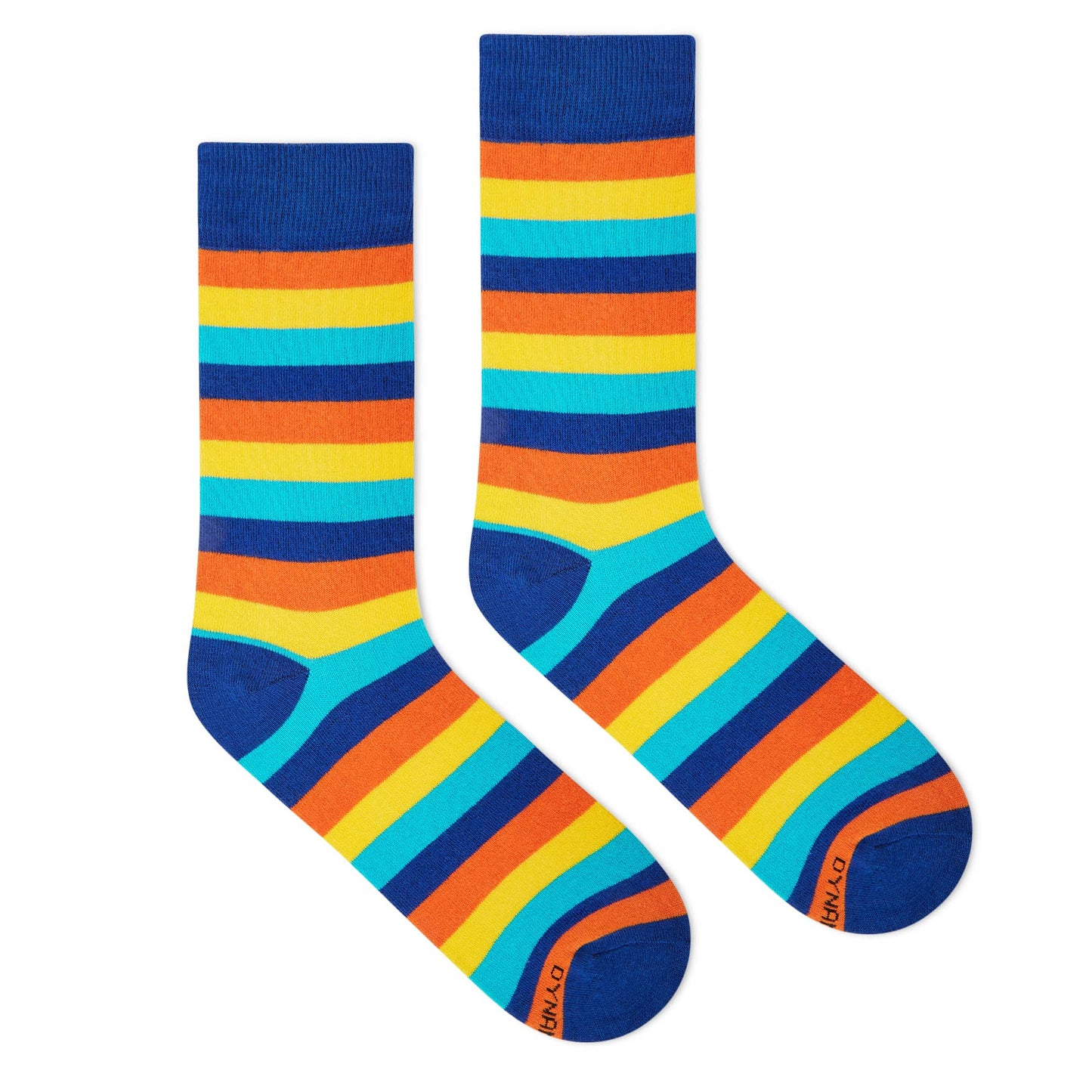 Dynamocks Stripes 8.0 Crew Length Socks for Men and Women.