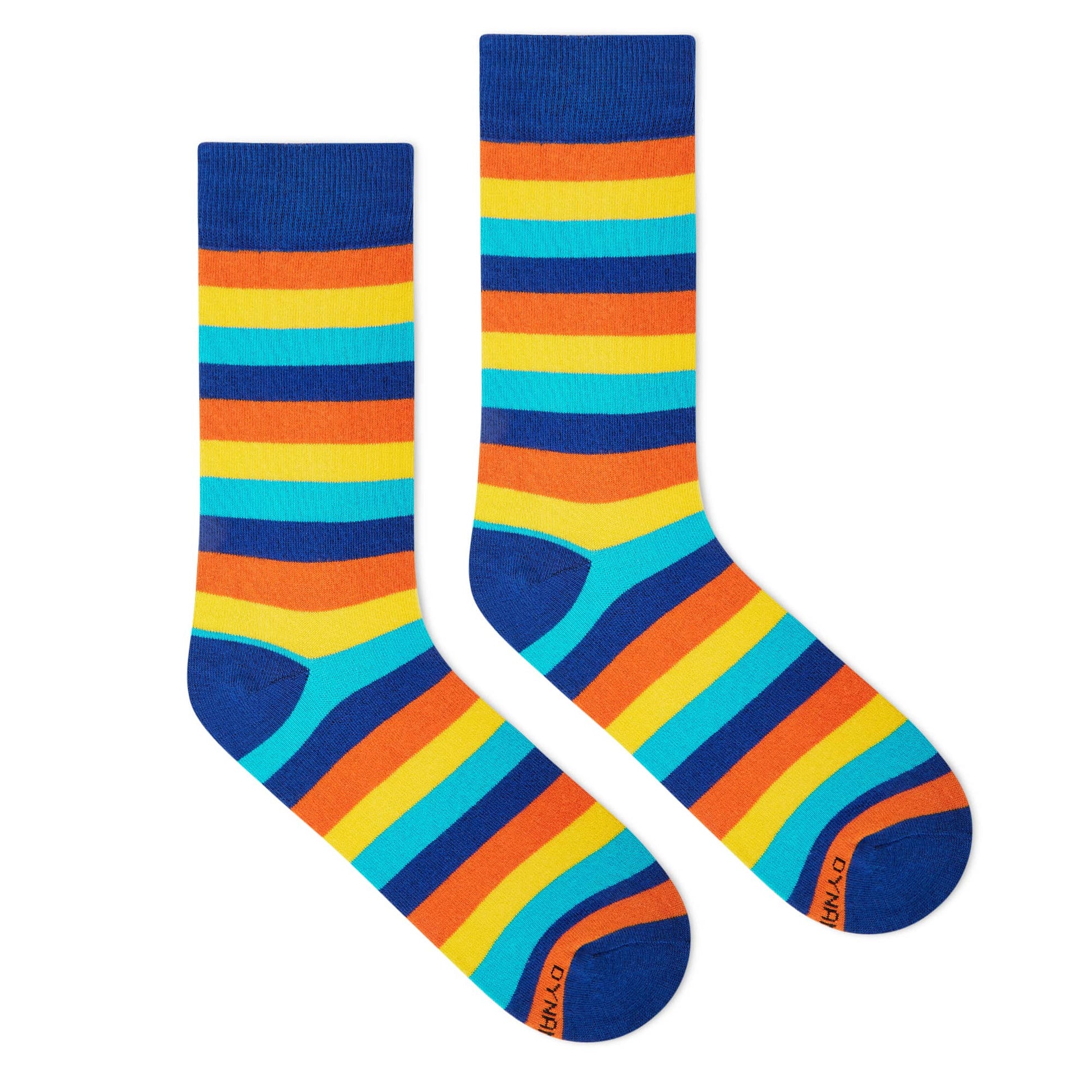 Dynamocks Stripes 8.0 Crew Length Socks for Men and Women.