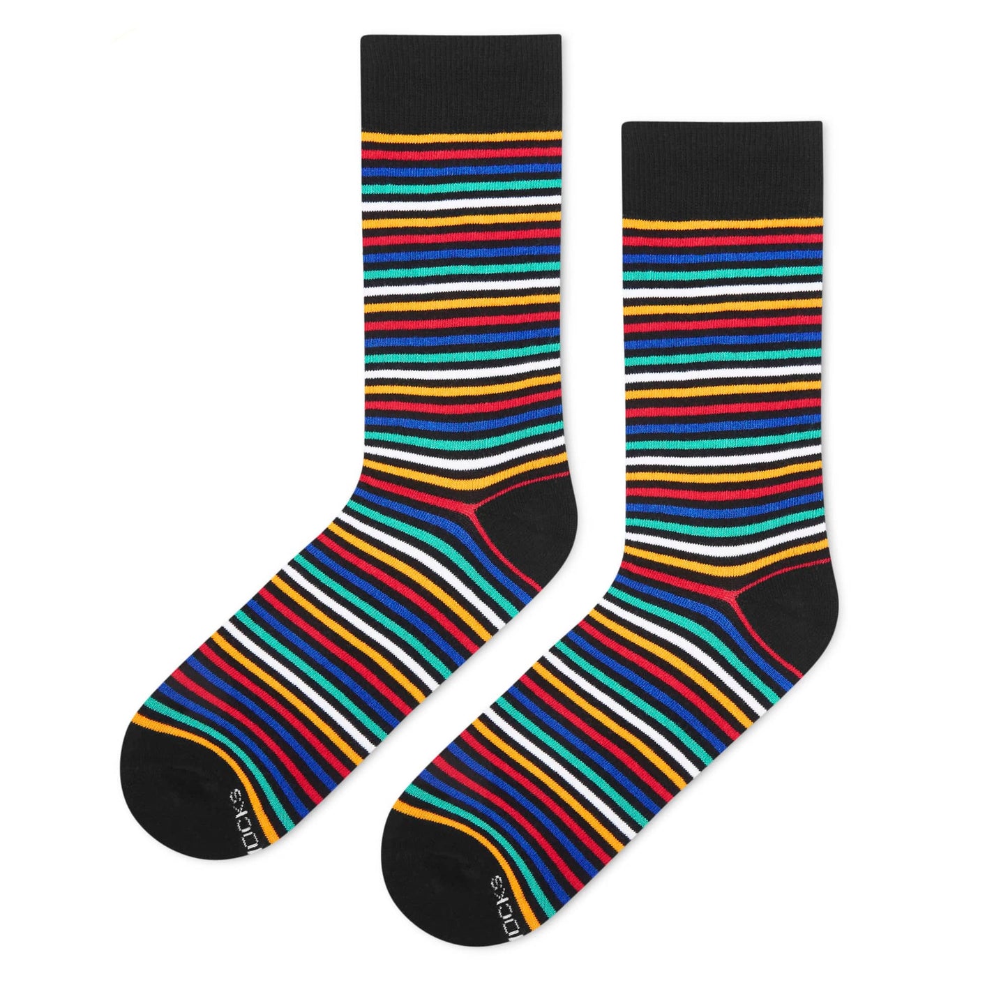 Dynamocks Stripes 3.0 Crew Length Socks for Men and Women.