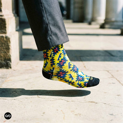 Tribal Design Ankle Socks | Artistic | Dynamocks