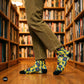 Dynamocks Tribal Artistic Ankle Length Socks for Men and Women.