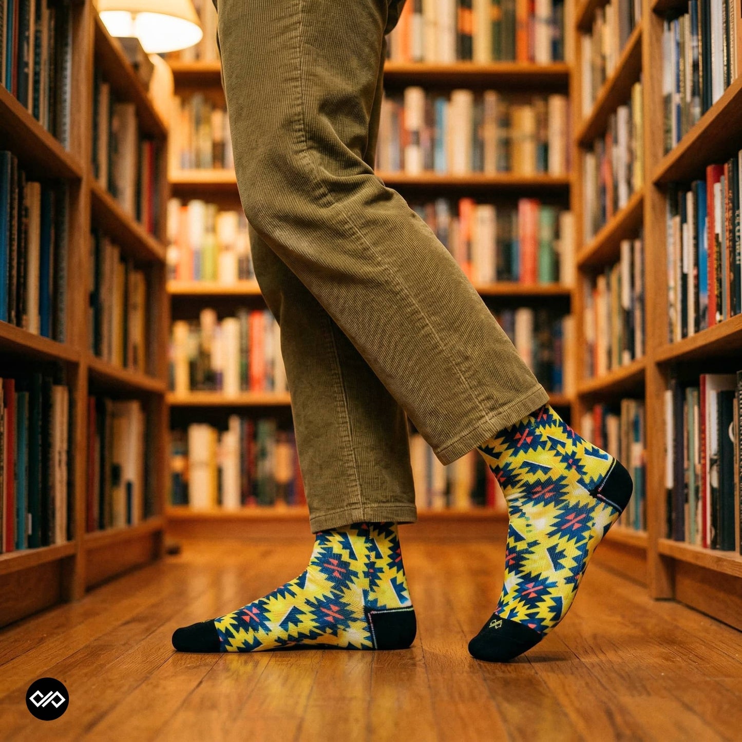 Dynamocks Tribal Artistic Ankle Length Socks for Men and Women.