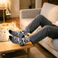 Zebra Print Crew Socks for Men & Women | Dynamocks