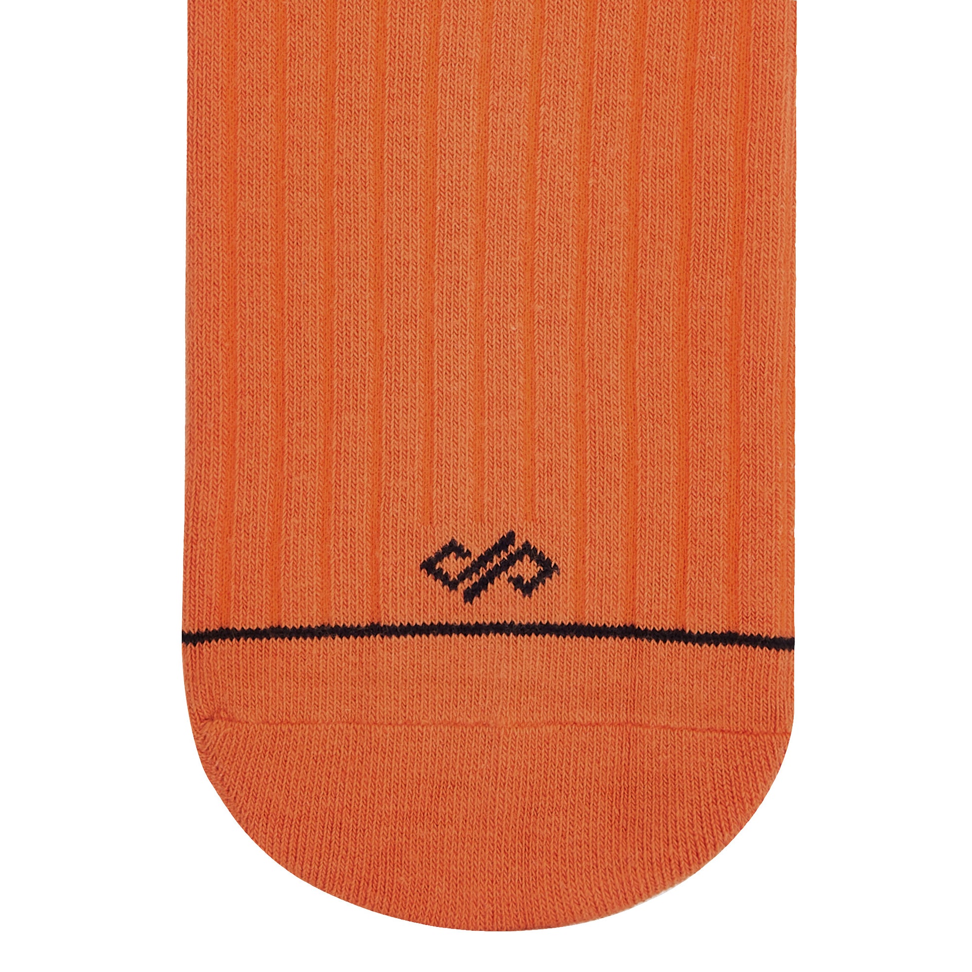 Dynamocks Solid Crew Orange socks for men and women.