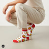 Dynamocks French Fries Ankle length socks for men and women.