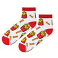 Dynamocks French Fries Ankle length socks for men and women.