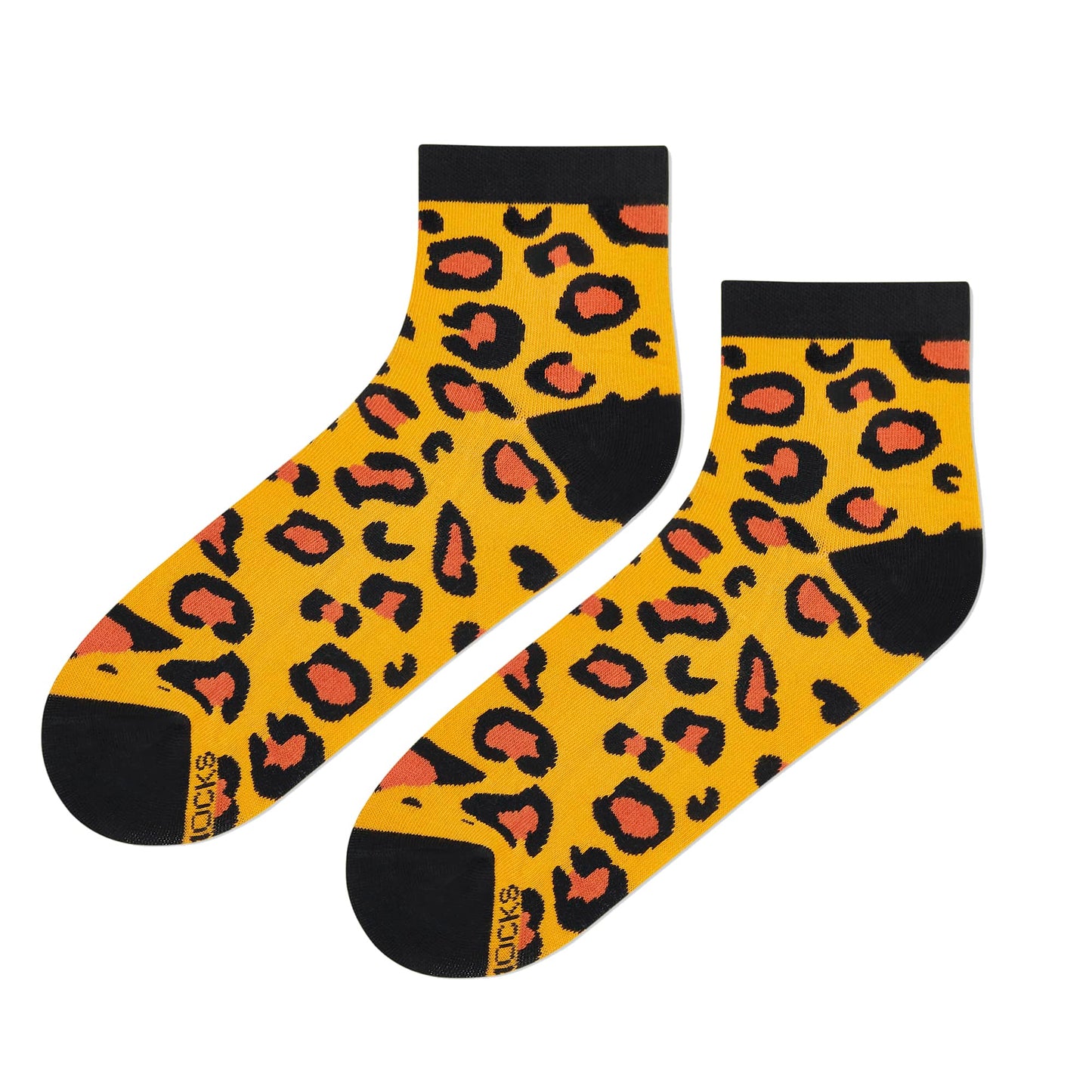 Dynamocks Leopard Ankle Length Socks for men and Women.