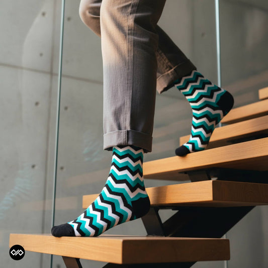 Dynamocks Mint Crew Length Socks for Men and Women.