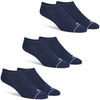 Dynamocks Low Ankle length Socks - Navy Blue - For men and women - Pack of 3 pairs