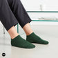 Olive Low Ankle Length Socks for Men and Women.