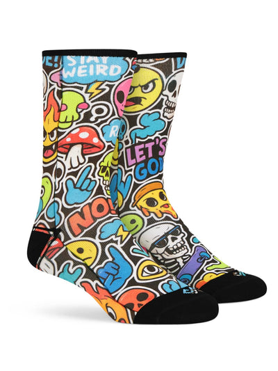 Party Overload Unisex Crew Length Socks