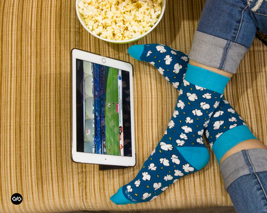 Dynamocks Popcorn Crew Length Socks for Men and Women