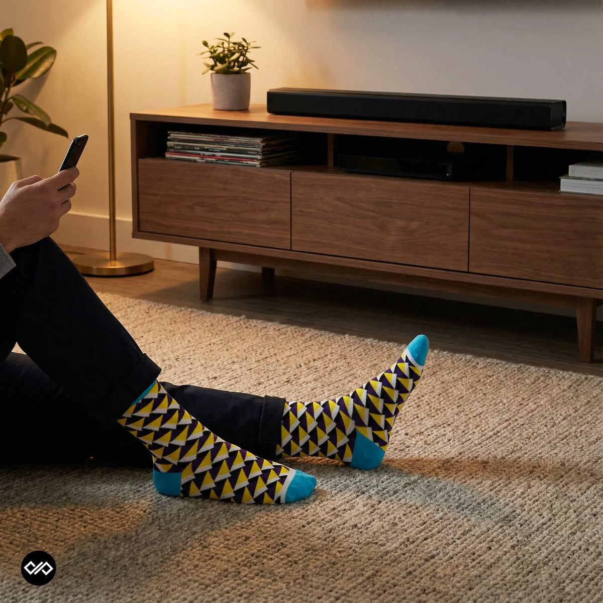 Prism designer crew socks by Dynamocks