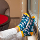 Dynamocks Pug ankle length socks for men and women.