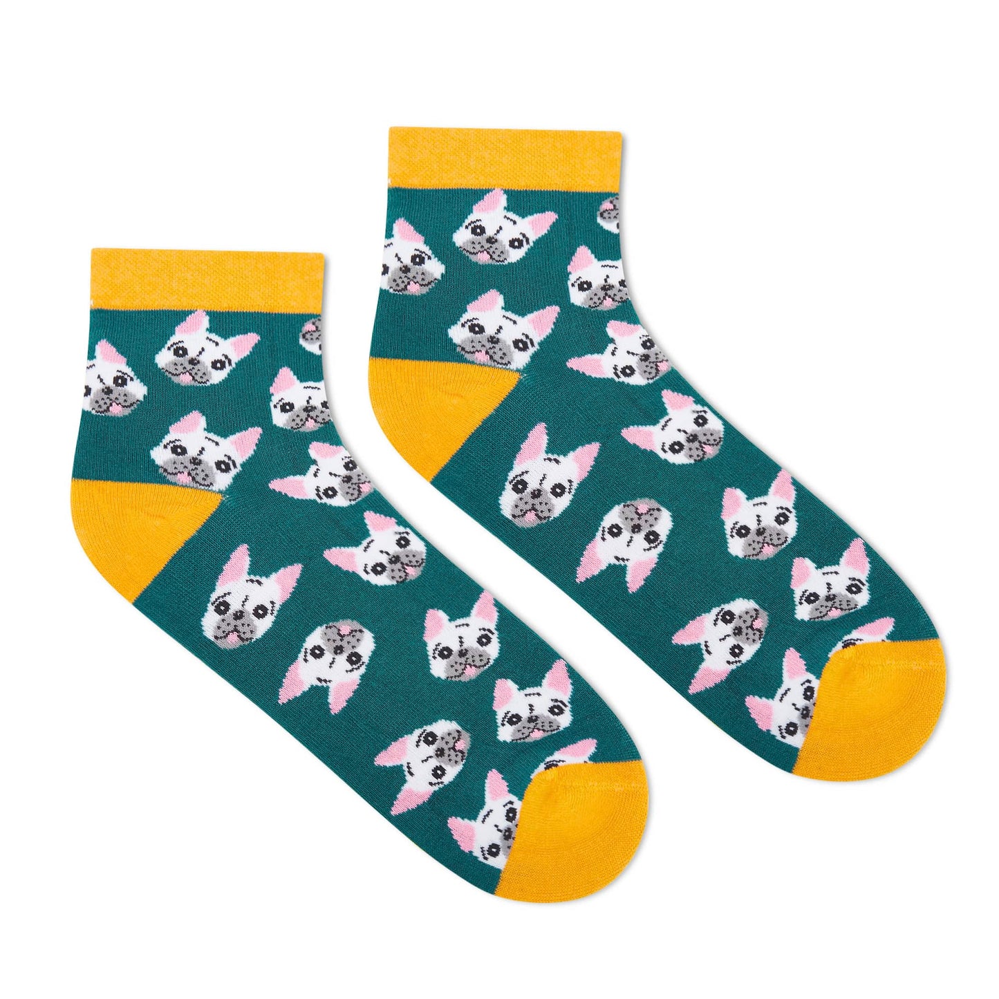 Dynamocks Pug Ankle Length Socks for Men and Women