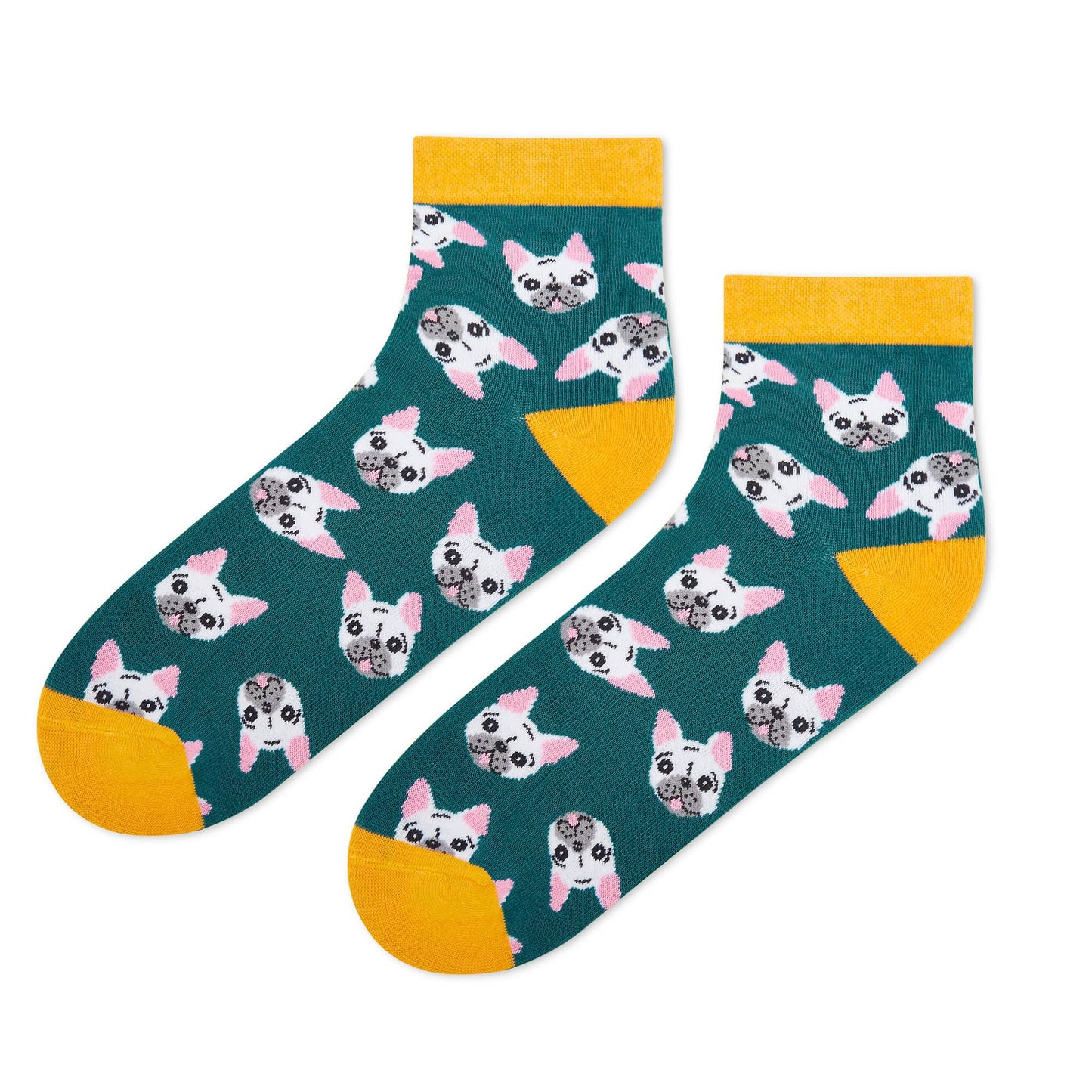 Dynamocks Pug Ankle Length Socks for Men and Women