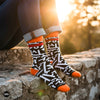 Dynamocks Scrawl Crew Length Socks for Men and Women.
