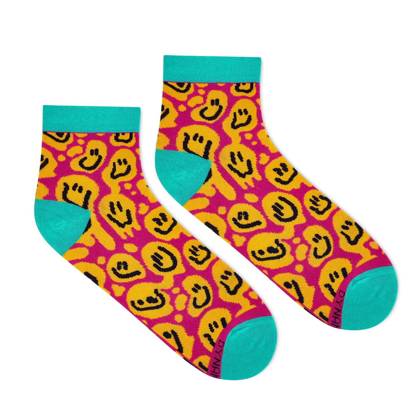 Dynamocks Smiley Ankle length Socks for men and women.