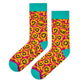 Dynamocks Smiley Crew Length Socks for Men and Women.