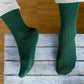 Dynamocks Solid Olive Crew Length Socks for Men and Women.