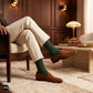 Dynamocks Solid Crew Olive socks for men and women.