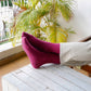 Dynamocks Solid Crew Wine Socks for Men and Women.