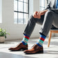 Dynamocks Stripes 12.0 Crew Length Socks for Men and Women.