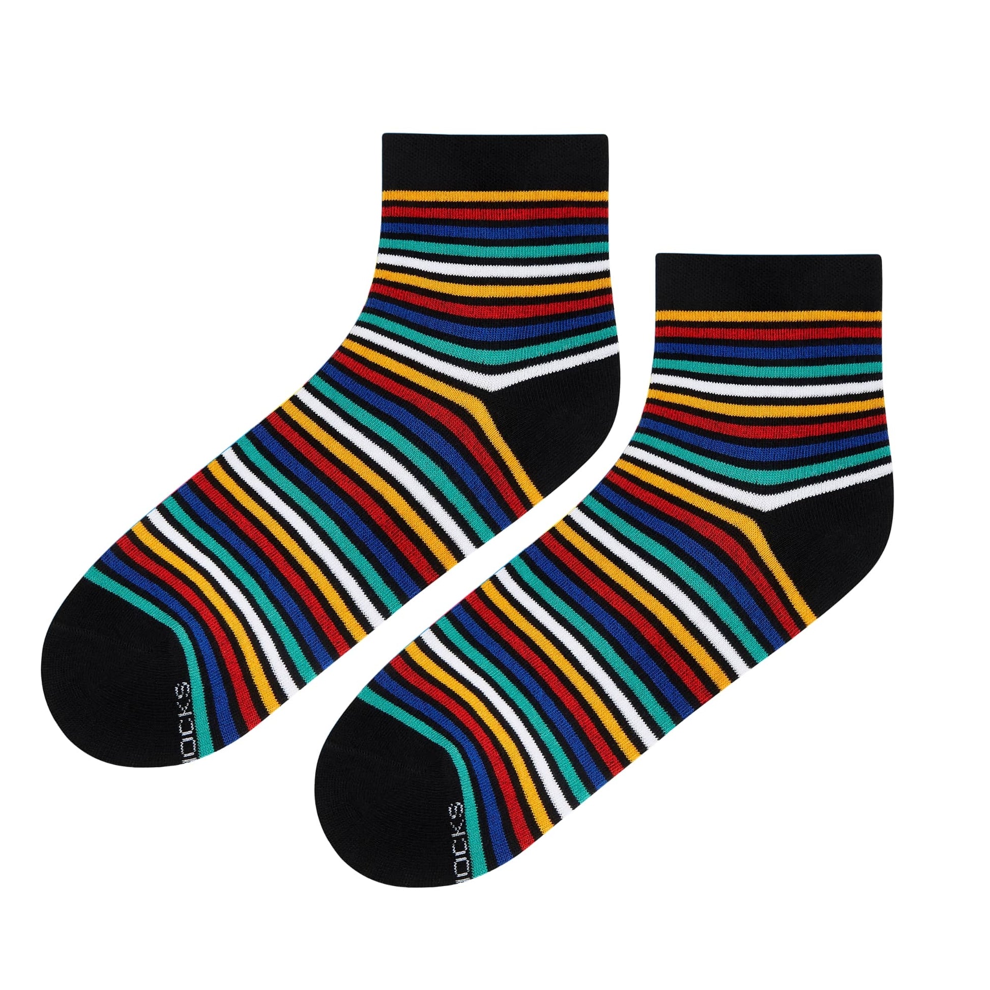 Dynamocks Stripes 9.0 Ankle length socks for men and women.