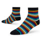 Dynamocks Stripes 9.0 Ankle length socks for men and women.