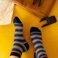 Dynamocks Stripes 9.0 Ankle length socks for men and women.